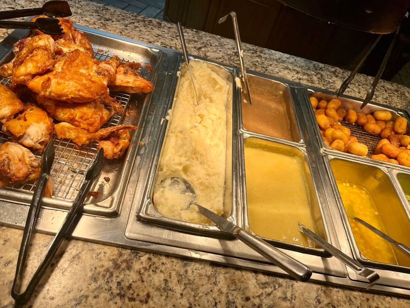 Fried Chicken And Carved Meats Are Just The Start Of The Spread