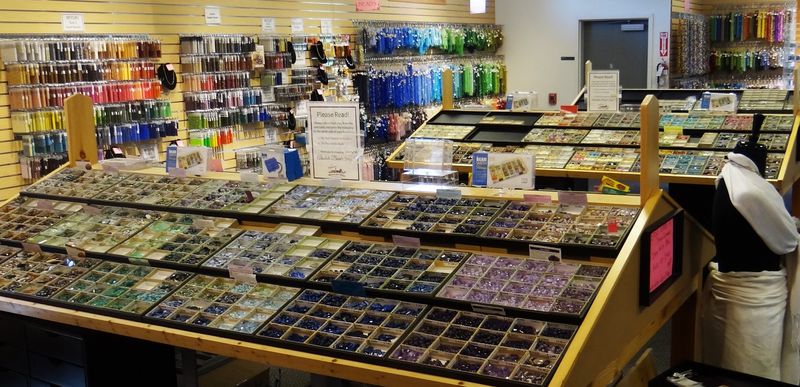 Thousands Of Beads Fill This Colorful Craft Shop
