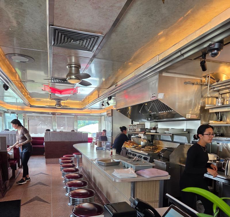A Restored 1956 Diner Sets The Scene