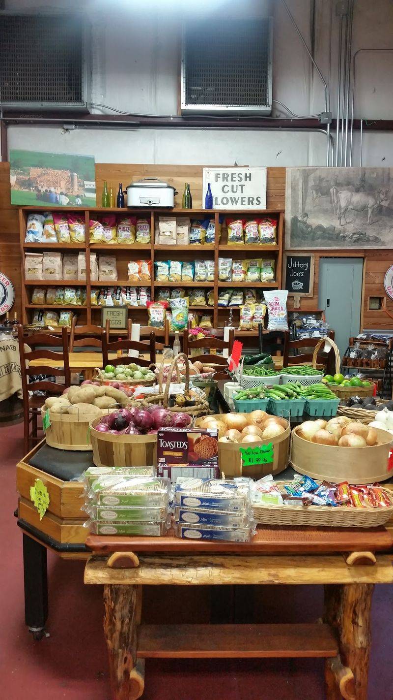 An Old Country Store Look With Big Shelves