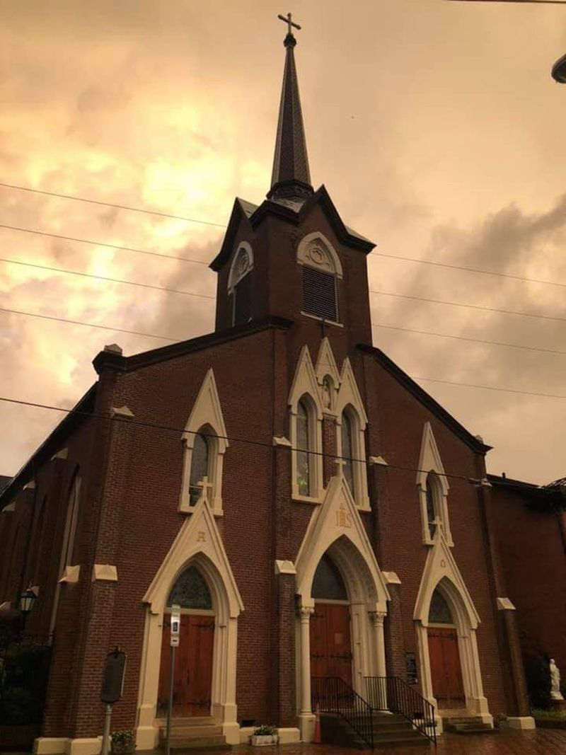 This Historic Tennessee Church Is Filled With Painted Ceilings And Brilliant Stained Glass - Decor Hint Brick Beginnings In Germantown