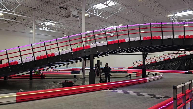 Two Elevated Indoor Tracks Make This More Than A Typical Go-Kart Stop