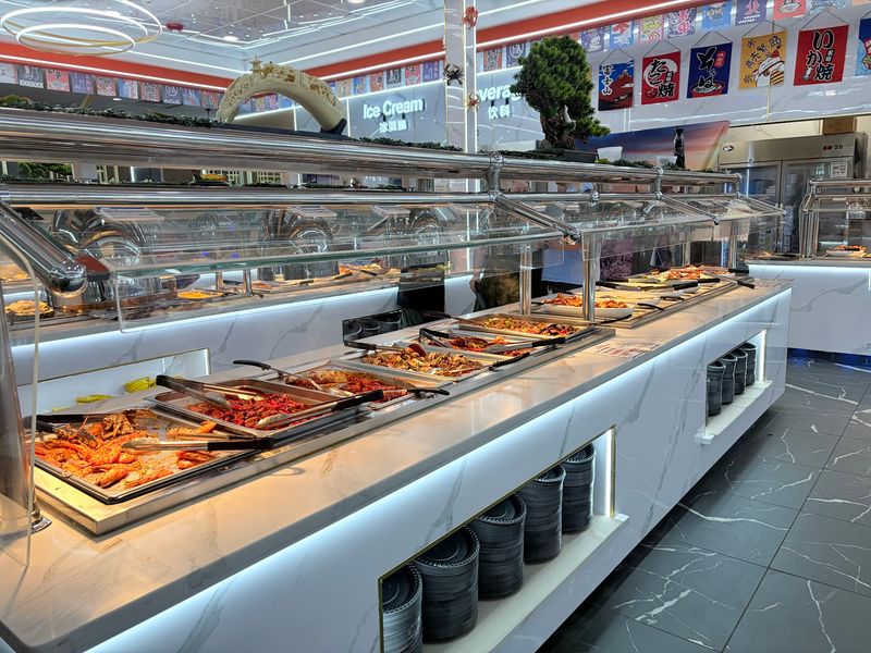 More Than 200 Items Make One Trip Around The Buffet Nearly Impossible