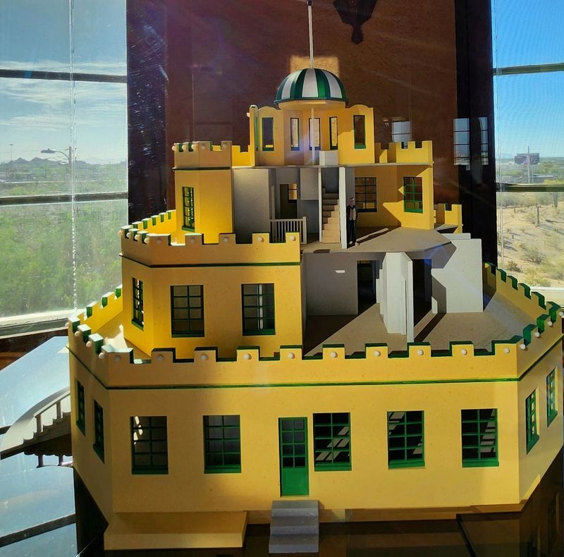 A Dessert-Shaped Landmark Above Van Buren