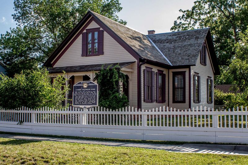 A Clapboard House on North Cedar Street