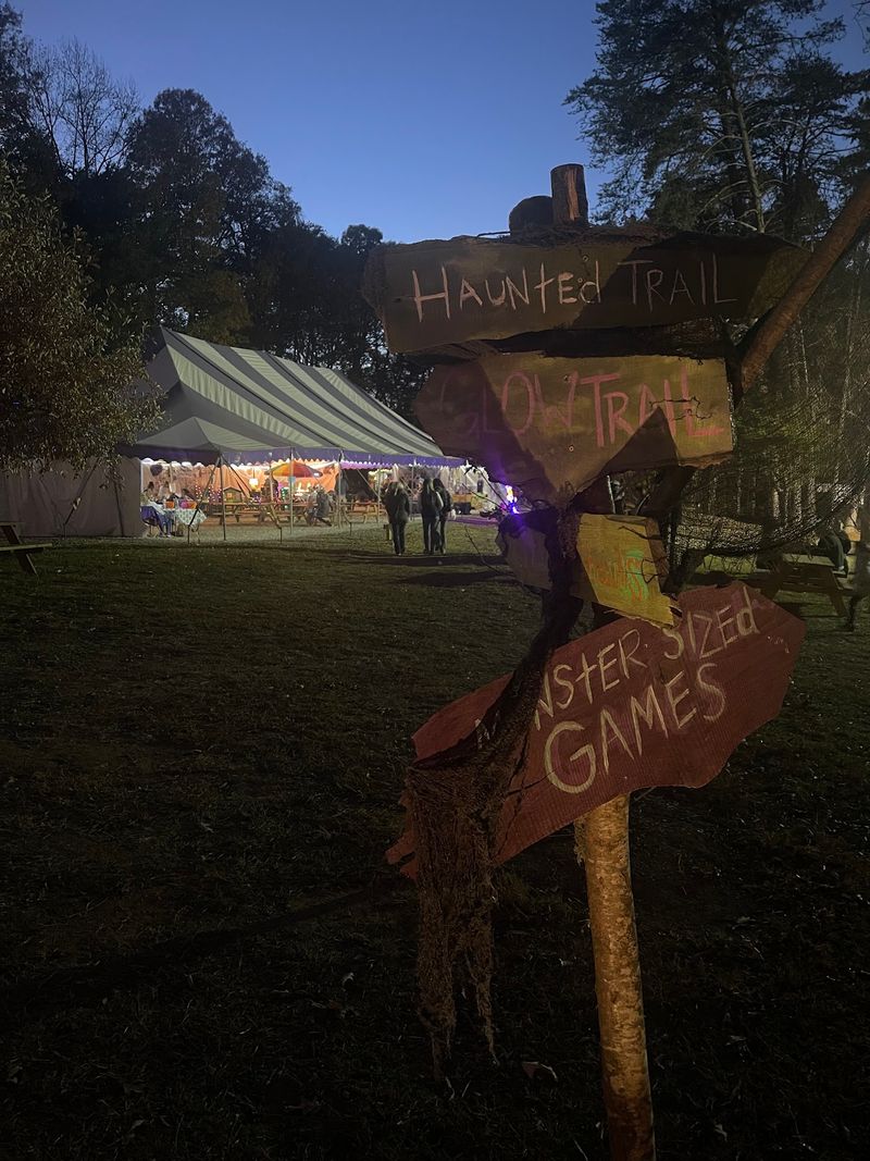 This North Carolina Halloween Festival Only Appears For 10 Nights, And The Whole Trail Comes Alive After Dark - Decor Hint For Just 10 Nights, This Asheville Forest Turns Into A Halloween World