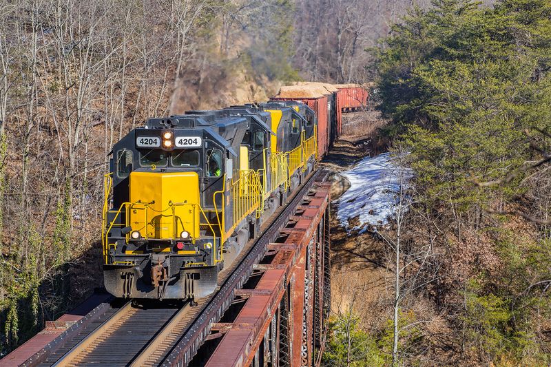Follow The Tracks Through Some Of Western North Carolina’s Most Dramatic Mountain Country