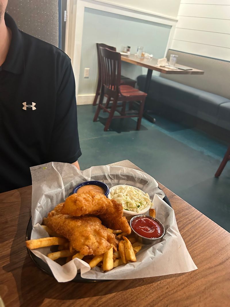 Crispy Fish And Two Sides Keep The Flounder Basket Refreshingly Simple