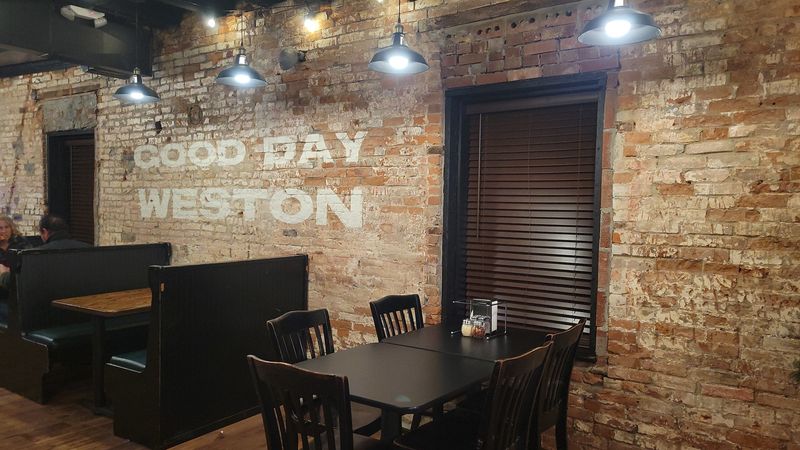 A Family Kitchen With A Brick-Walled Personality