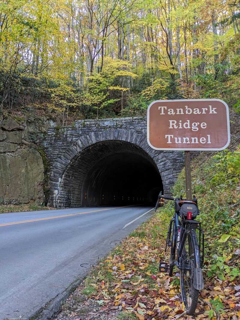 This North Carolina Tunnel Sits Along 114 Miles Of Jaw Dropping Fall Color - Decor Hint Why This Dark Mountain Passage Is One Of The Coolest Stops Along 114 Miles Of Fall