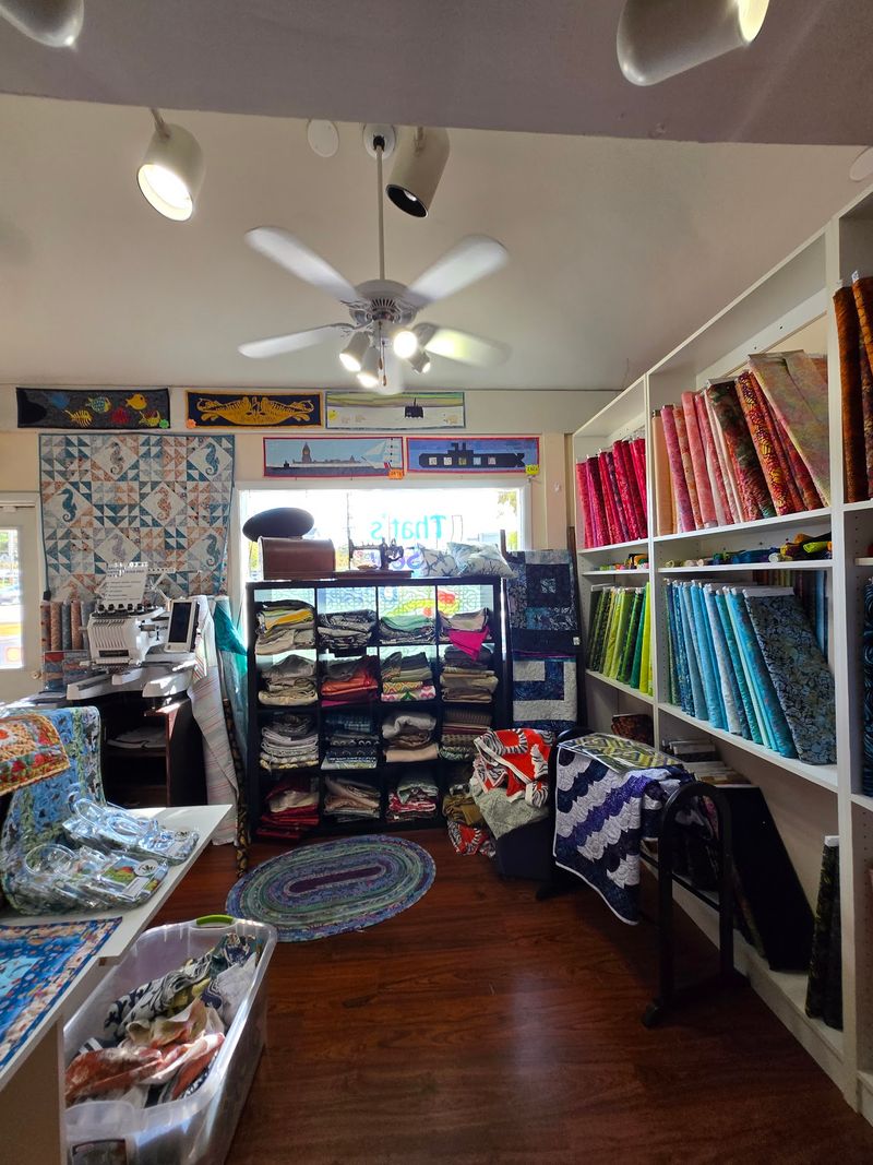 Colorful Bolts Fill The Shop From Wall To Wall