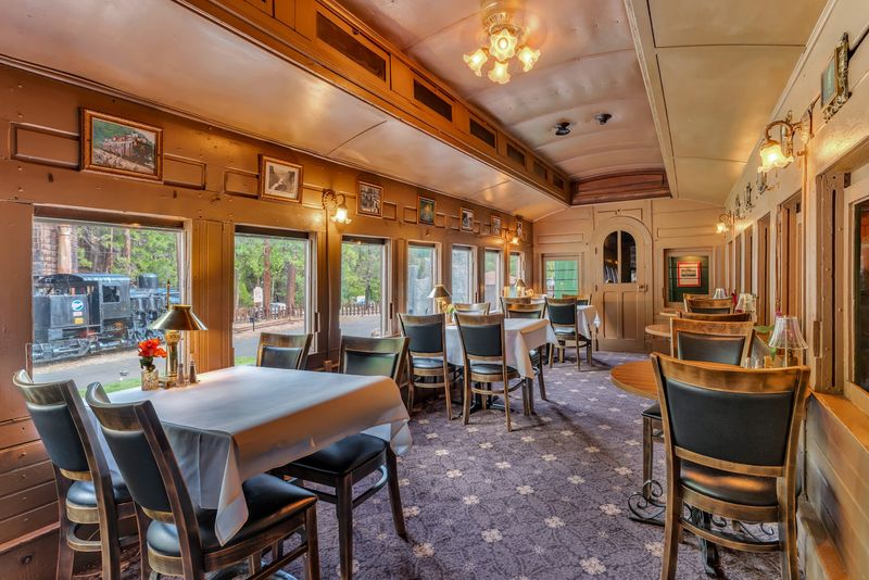 The Dining Car At Jubilee Railroad, Dunsmuir: All Aboard For Dinner