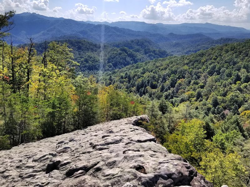 You Can Hike Past 350-Year-Old Trees And Towering Sandstone Bluffs On This Secret Kentucky Trail - Decor Hint Knobby Rock And Its Big Reveal