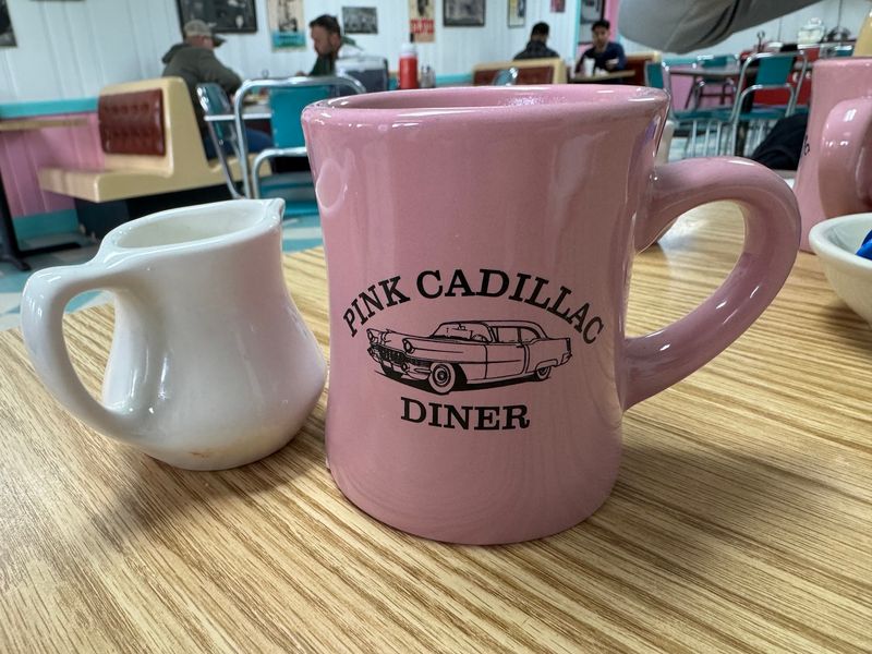 Locals Say This Tiny Virginia Diner Serves One Of The Finest Breakfasts Around - Decor Hint Service With Pink Shirts And Full Coffee Cups