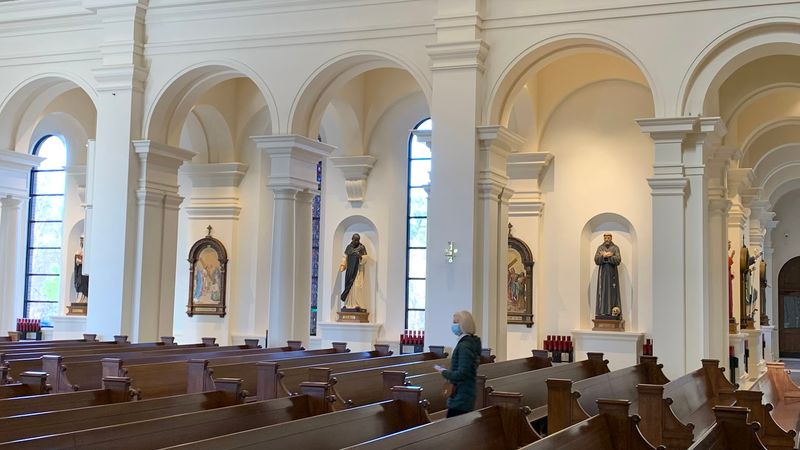 This North Carolina Cathedral Has A Cornerstone Personally Blessed By Pope Francis - Decor Hint Notice The Sacred Art And Architectural Details Throughout The Interior