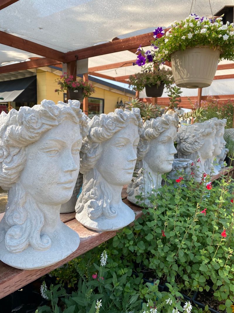Garden Statues And Decorative Pieces Hide Around Nearly Every Corner