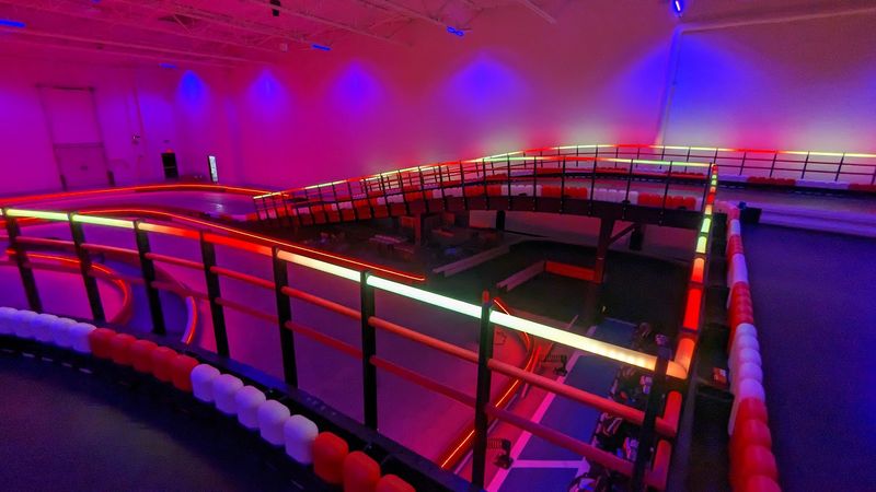 LED Lighting Takes Over The Tracks During Friday Glo Karting