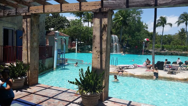 This Florida Swimming Hole Hides Inside A Former Coral Rock Quarry - Decor Hint Chairs, Lockers, and the Shade Problem