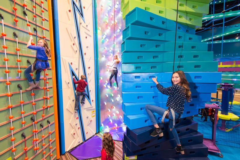 Climbing Walls, Ropes, And Airborne Tricks