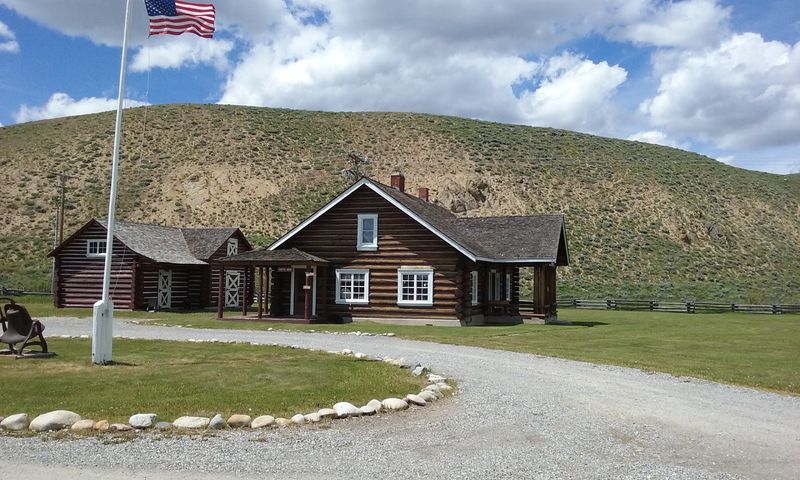 Log Walls On Museum Drive