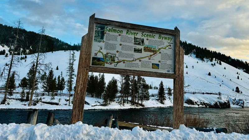 Salmon River Scenic Byway Sign