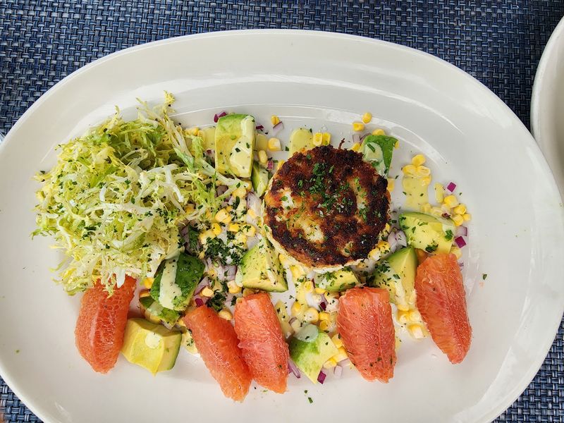 Pan-Seared Crab Cake With A Crisp Edge