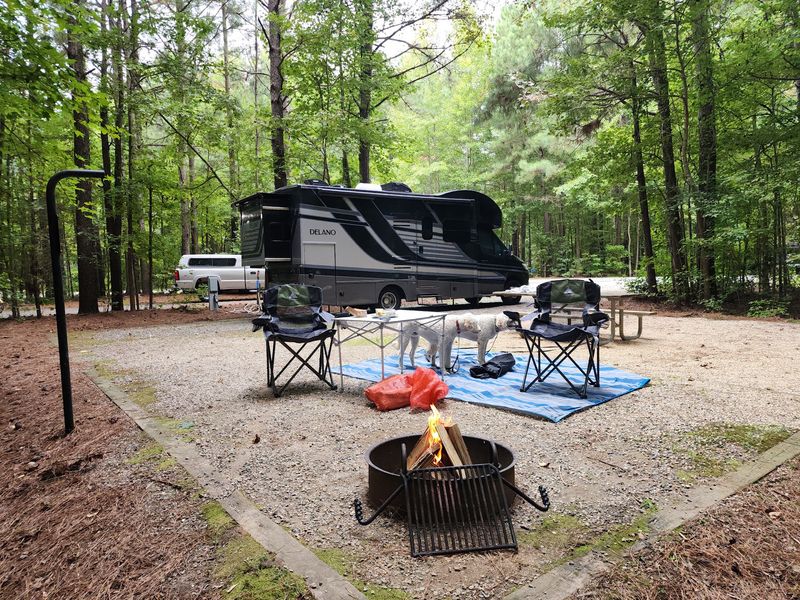Belle Isle State Park Brewer's Point Primitive Campground, Lancaster