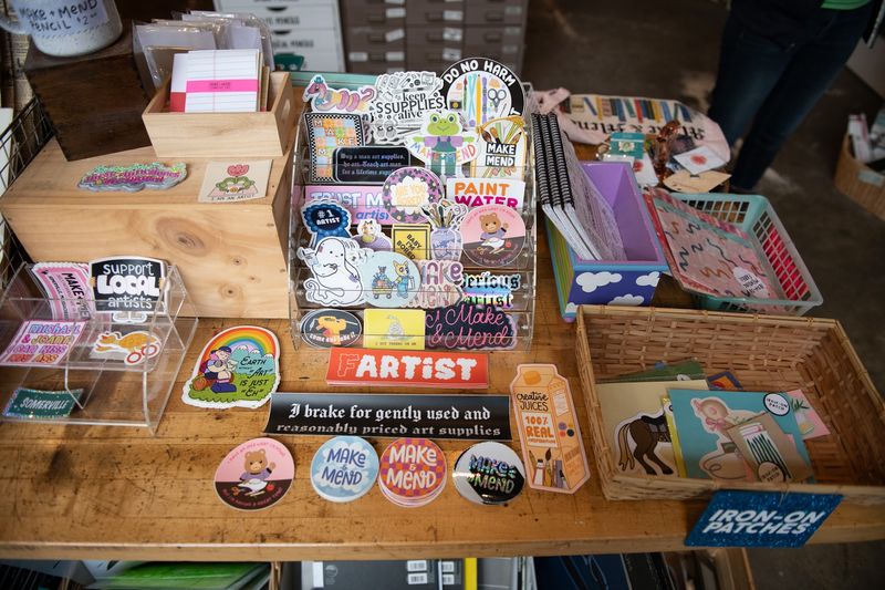 This Massachusetts Reuse Store Is A Treasure Trove Of Secondhand Craft Supplies - Decor Hint Stationery, Stickers, And Small Treasures For Paper People