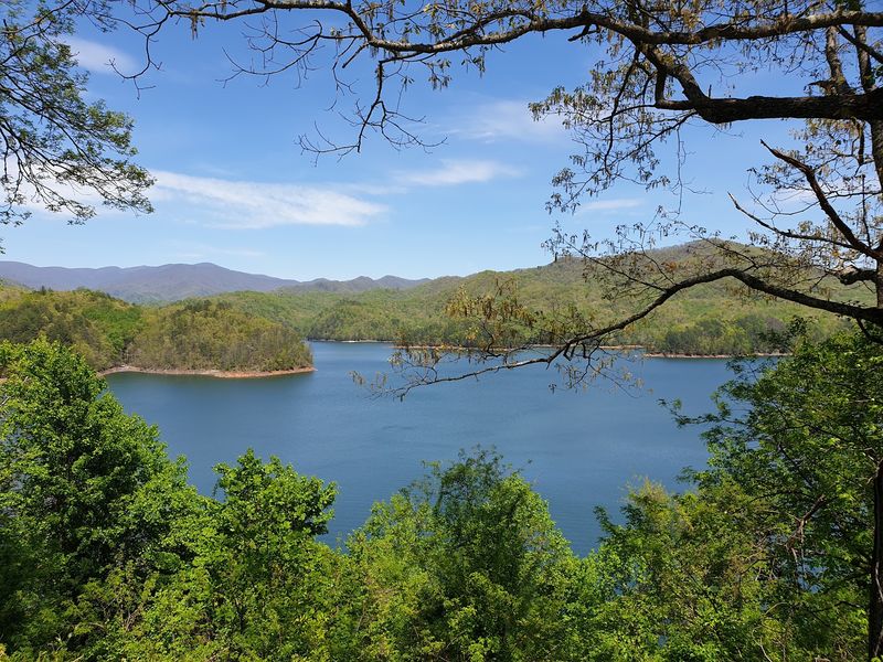 The Appalachian Trail Runs Straight Across The Dam