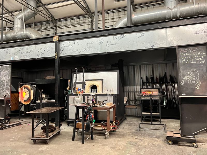 In St. Petersburg, Florida, You Watch Glassblowers Shape A Vase From A Molten Blob