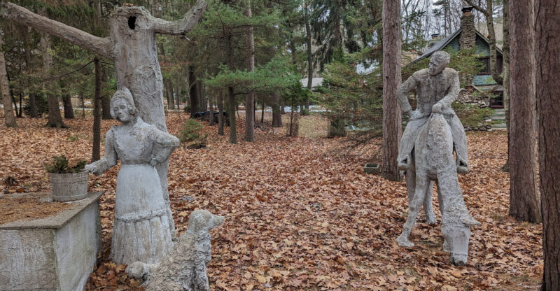 This Hauntingly Beautiful Sculpture Garden In Wisconsin Feels Like A Secret Few People Know