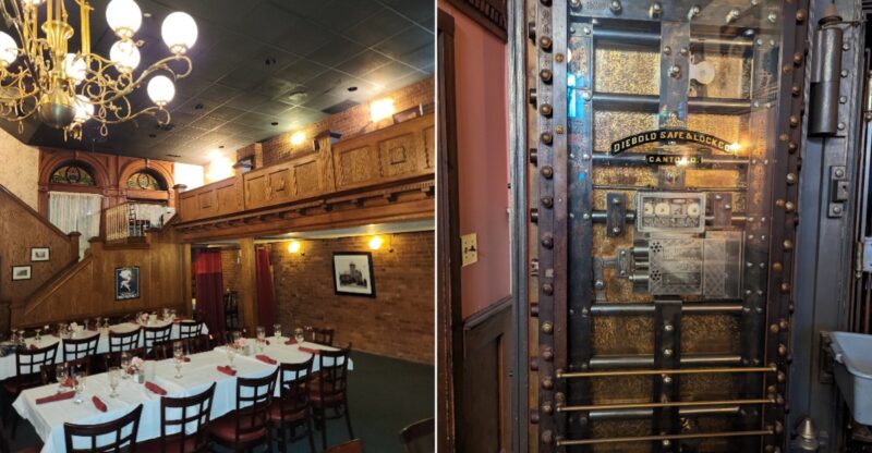 You Can Eat Inside An 1892 Bank And Hunt For Ghosts After Dinner At This Connecticut Restaurant
