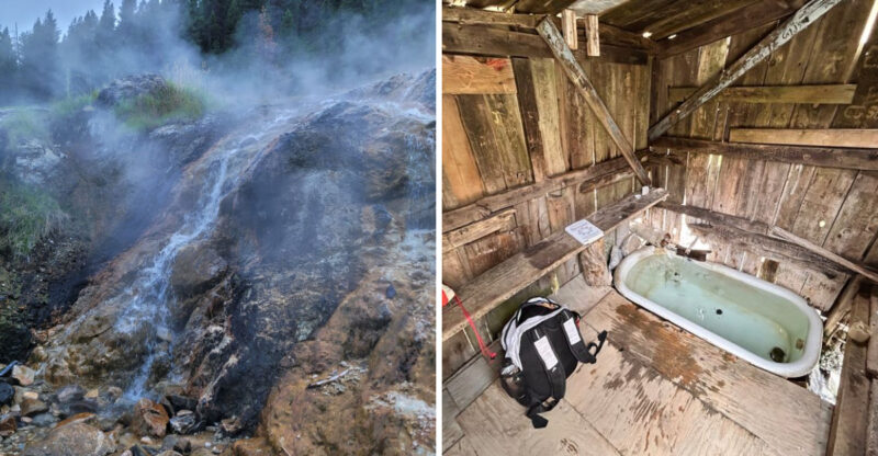This Idaho Hot Spring Hides One Of The Strangest Soaking Spots In The State