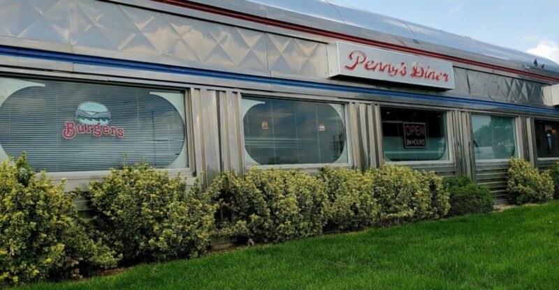 You Eat Plate-Sized Pancakes Inside a Train-Car Diner That Never Closes in Nebraska