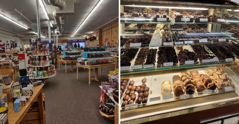 People Travel To This New Hampshire Candy Shop For Homemade Fudge And A Record-Breaking Candy Counter