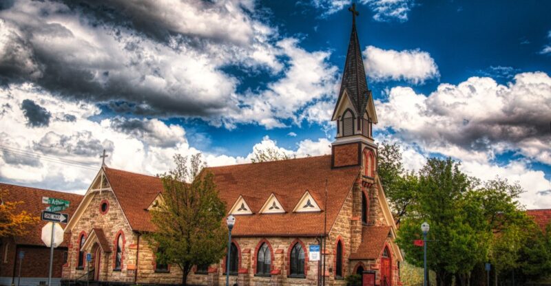 This Idaho Church Was Modeled After An English Landmark, And Its 92 Foot Tower Still Dominates Downtown