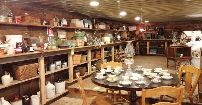 Every Shop At This Nebraska Antique Town Sits Inside An Old Round Grain Bin