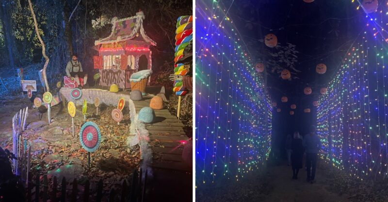 This North Carolina Halloween Festival Only Appears For 10 Nights, And The Whole Trail Comes Alive After Dark