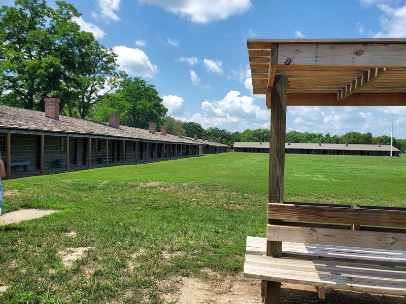 Inside This Nebraska Park Sits A Log Fort Rebuilt Exactly Where Soldiers Guarded The Missouri In 1820