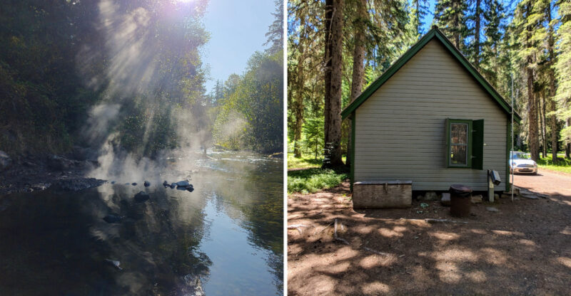 A Forest Service Cabin Sits Beside These Oregon Hot Springs For An Unforgettable Overnight Escape
