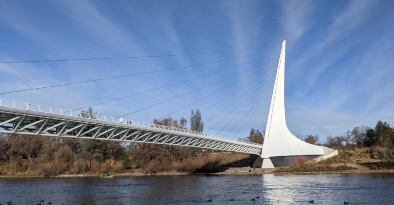 This California Bridge Has A Glass Walkway And A 217-Foot Tower That Actually Tells Time