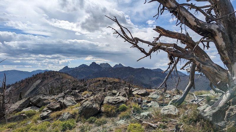 Seven Devils Peaks Tower Nearly 8,000 Feet Above Hells Canyon From Heavens Gate Near Riggins, Idaho