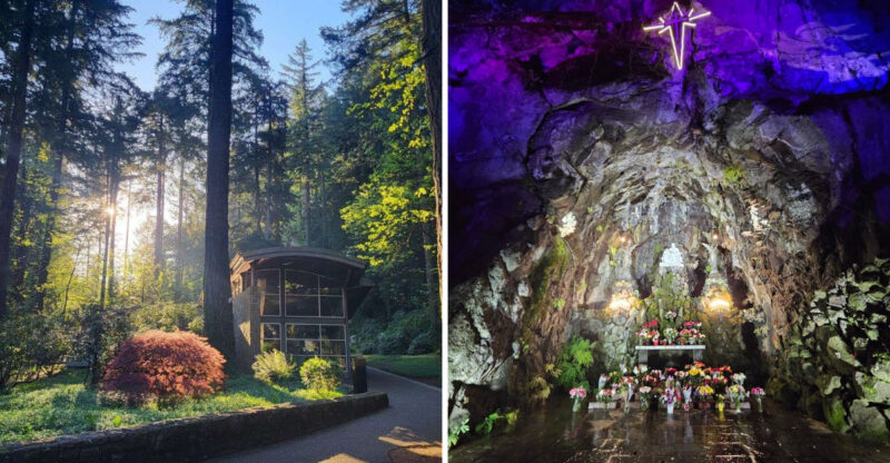 This Oregon Sanctuary Blends Cliffside Chapels, Gardens, Art, And Elevated Views