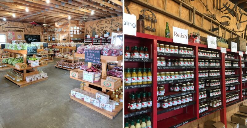 Georgia Has A Country Farm Market With Shelves Full Of Homemade Pies