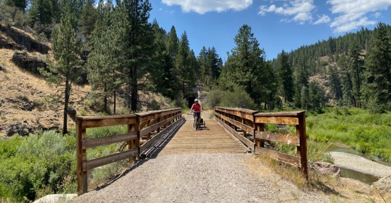 Forget The Summer Heat, This California Rail Trail Turns Into A Gorgeous Fall Bike Ride