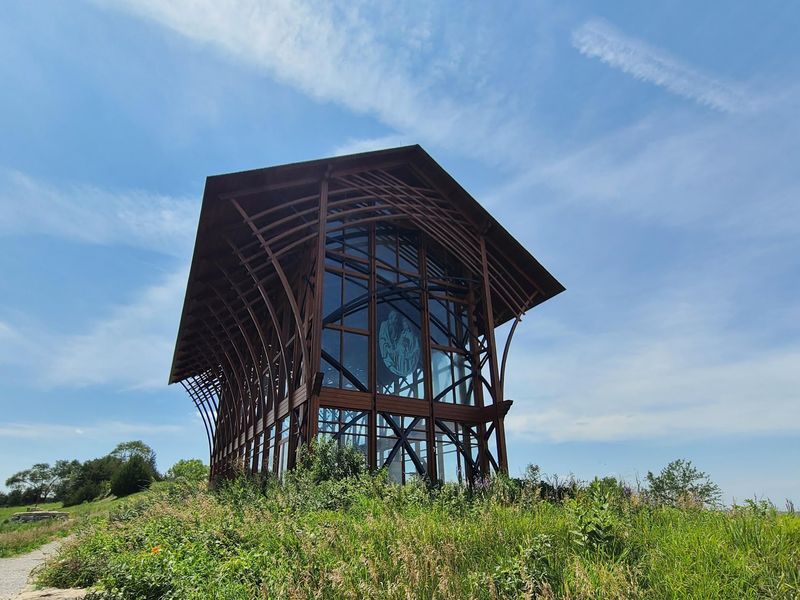 This Glass Chapel On A Nebraska Hilltop Looks Out Over The Platte River Valley