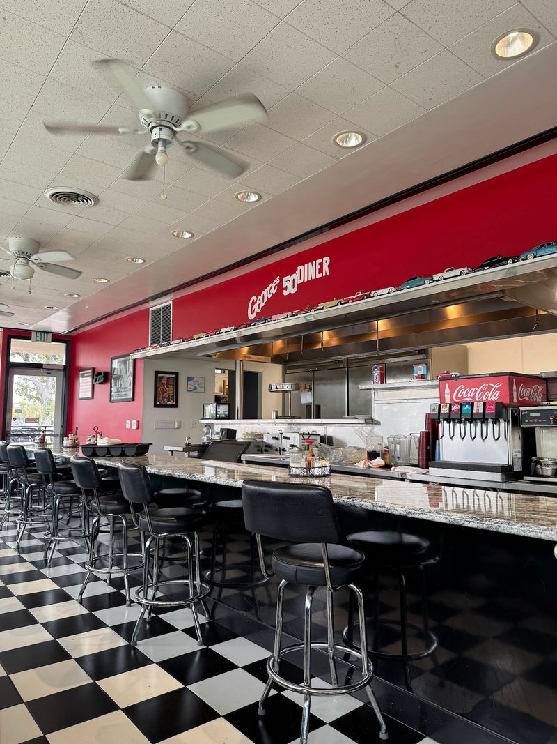9 Vintage California Diners With Breakfasts So Good They Are A Local Legend - Decor Hint George's 50's Diner, Long Beach