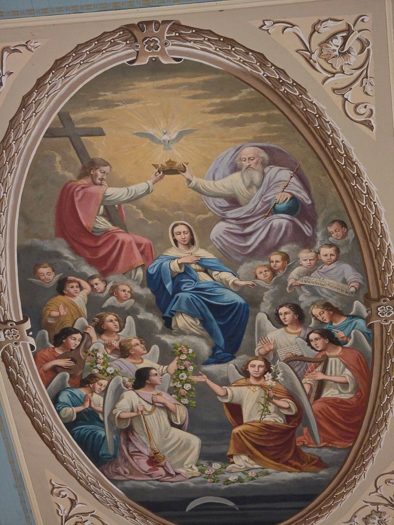Painted Ceilings And Rosary Art