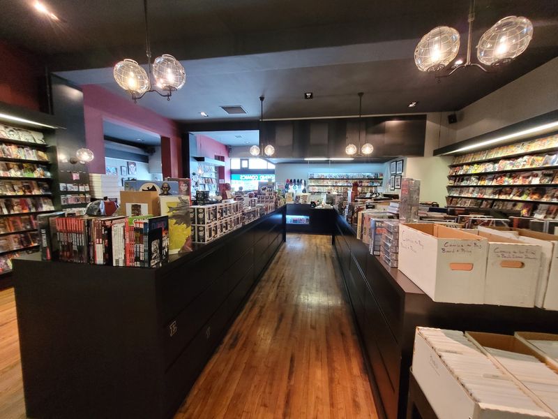 This Nebraska Comic Shop Brews Locally Roasted Coffee And Has Quiet Corners For Diving Into Comics - Decor Hint The Award That Put Benson On The Comic Map