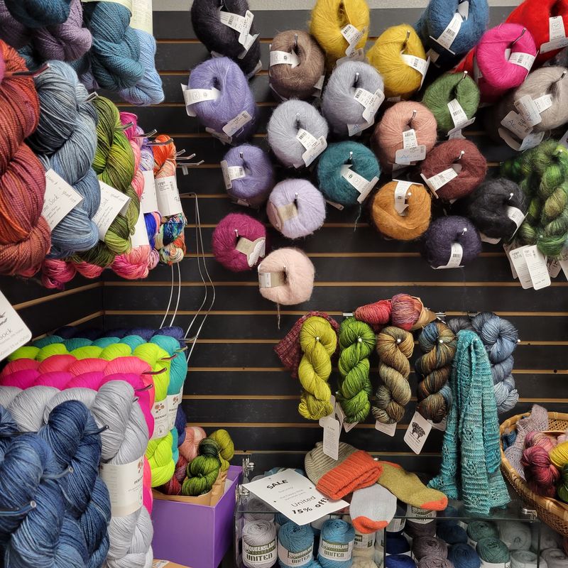 Yarn Lovers Lose An Afternoon Inside This Idaho Fiber Shop Where Hand-Dyed Skeins Fill Every Wall - Decor Hint Skeins Dyed Right Here On The Palouse